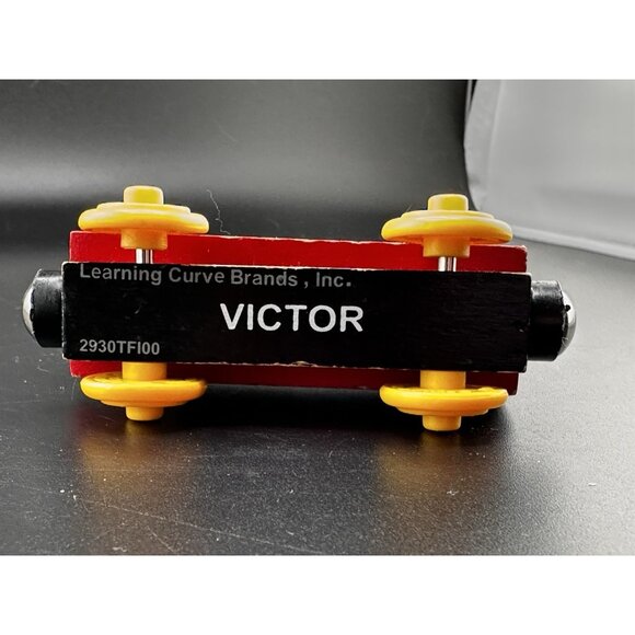 Thomas Wooden Railway Victor Steam Works Train Engine 2003 Learning Curve Vtg - Picture 9 of 13